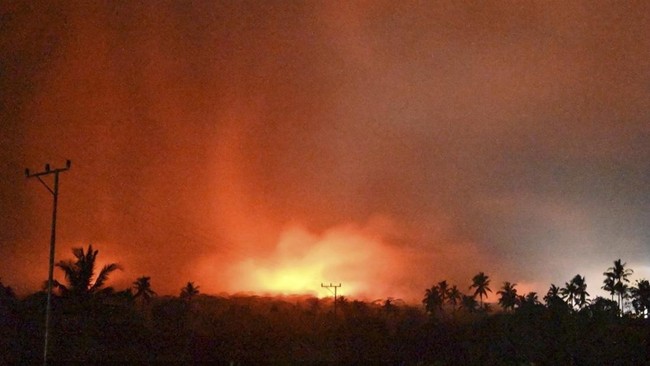 BNPB mencatat 10 orang meninggal dunia akibat Gunung Lewotobi Laki-Laki di Kabupaten Flores Timur, Nusa Tenggara Timur (NTT) meletus pada Senin (4/11).