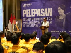 Menteri P2MI Lepas 429 Pekerja ke Korsel, Pesan Jaga Etika dan Etos Kerja