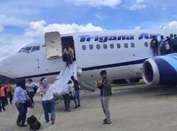 Trigana Air Percikkan Api di Sentani, Kemenhub Pastikan Tak Ada Korban Jiwa