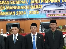 Pimpinan DPRD Manggarai Barat Dilantik