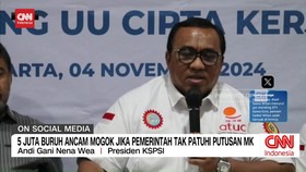 VIDEO: 5 Juta Buruh Ancam Mogok Jika Pemerintah Tak Patuhi Putusan MK