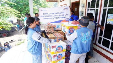 BRI Peduli Tanggap Bantu Korban Erupsi Gunung Lewotobi Laki-laki