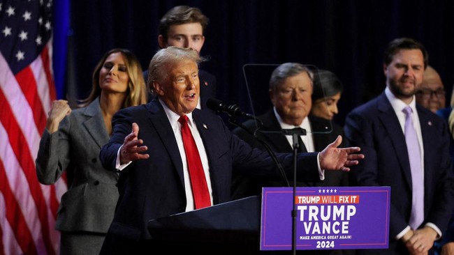 Calon presiden Amerika Serikat dari Partai Republik, Donald Trump, mengklaim para imigran dan muslim mendukung dirinya untuk memenangkan pilpres AS.