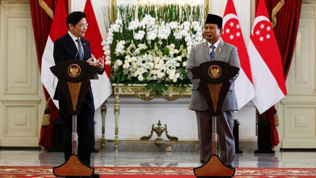 PM Singapura Lawrence Wong menyebut Singapura dan Indonesia memiliki pandangan strategis yang sama mengenai kondisi global.