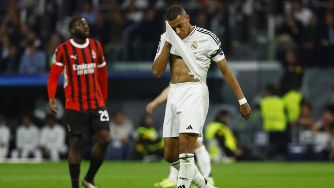 Mbappe Makin Suram usai Real Madrid Digebuk Milan