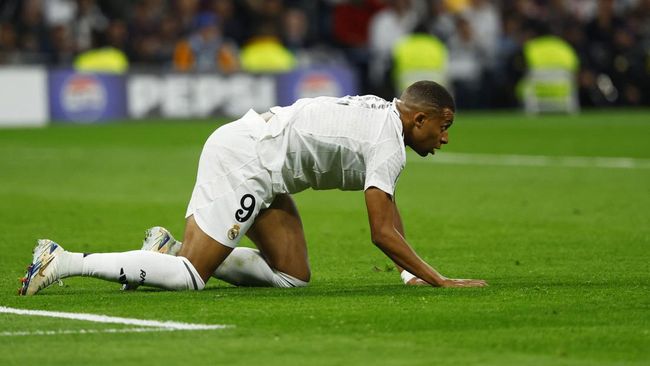 Mesin Gol Mbappe Seret di Real Madrid: 2 Gol dari 9 Laga