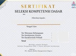 Link dan Cara Download Sertifikat SKD CPNS 2024