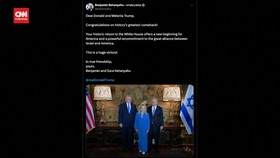 VIDEO: Benjamin Netanyahu Ucapkan Selamat atas Kemenangan Trump