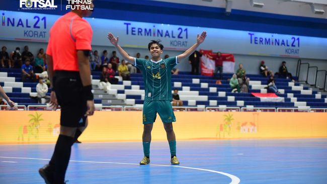 FOTO: Indonesia Bantai Myanmar 5-1, Juara Grup Piala AFF Futsal