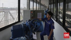 FOTO: Antisipasi Banjir Jakarta