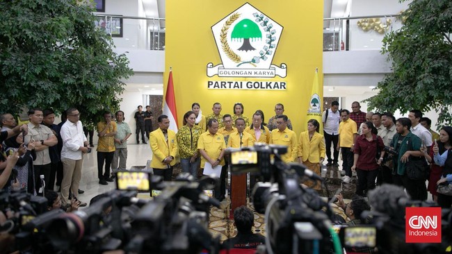 Anak Ketua Umum Golkar Akbar Tanjung hingga anak Jusuf Kalla masuk dalam kepengurusan DPP Golkar periode 2024-2029 di bawah kepemimpinan Bahlil Lahadalia.