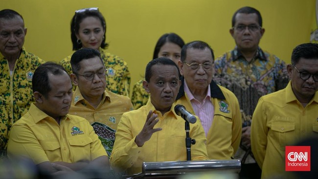 Ketum Golkar Bahlil Lahadalia instruksikan seluruh kader dan simpatisan untuk memenangkan Ridwan Kamil di Pilkada Jakarta 2024.