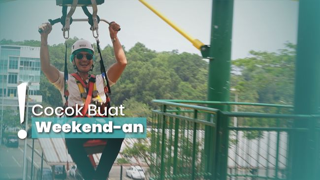 Cobain Wahana Permainan Adventure Ropes, Lagi Jadi Primadona