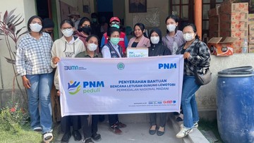 PNM Peduli Bantu Korban Erupsi Gunung Lewotobi, Siap Salurkan Tahap 2