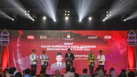 FOTO: Saling Silang Program Unggulan Debat Kedua Pilkada Banten 2024