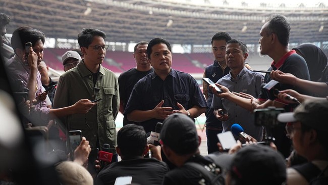 Ketua Umum PSSI Erick Thohir meyakinkan para pemain Timnas Indonesia dalam kondisi semangat tinggi dan siap kerja keras jelang hadapi Jepang.