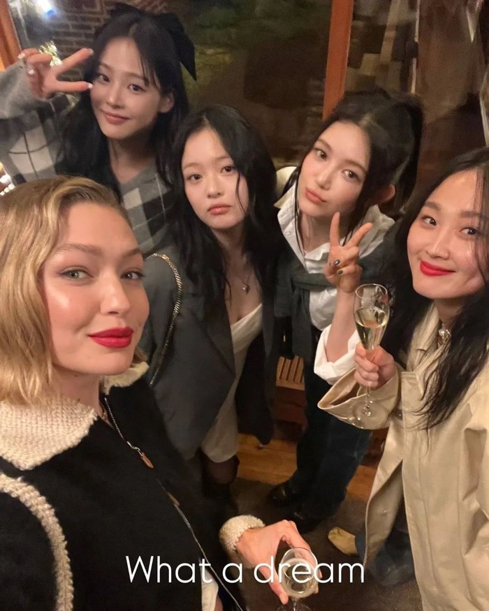 Gigi Hadid dan NewJeans