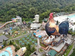 Gede Mampus! Hotel Berbentuk Ayam Raksasa di Filipina