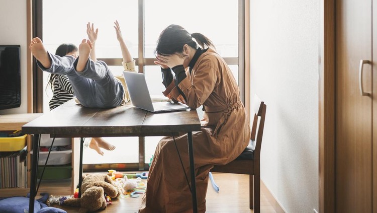 Ilustrasi Parental Burnout