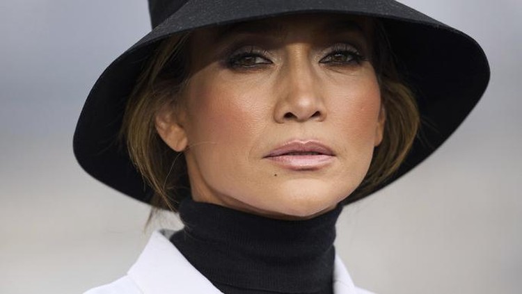 Jennifer Lopez poses for photographers upon arrival at the photo call for the film 'Unstoppable' on Thursday, Nov. 7, 2024, in London. (Photo by Scott A Garfitt/Invision/AP)