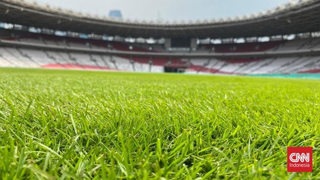 Stadion Utama Gelora Bung Karno dipastikan dalam kondisi siap menggelar pertandingan Timnas Indonesia vs Jepang pada lanjutan Kualifikasi Piala Dunia 2026.