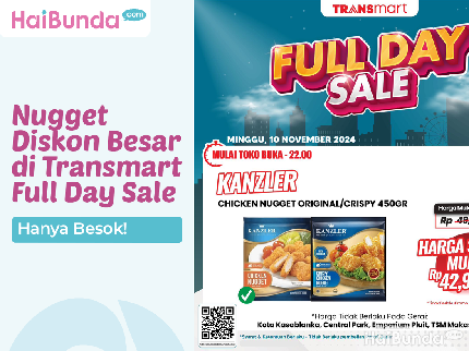 Nugget Diskon Besar di Transmart Full Day Sale, Hanya Besok!