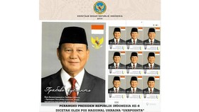 KBRI Kyiv Jelaskan soal Prangko Bergambar Prabowo di Ukraina