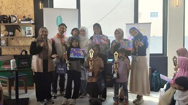 Serunya Mom dan Kids Art Day, Lomba Mewarnai Bareng Bunda dan Si Kecil di SPACE Communal dan Eatery