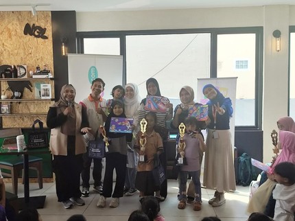 Serunya Mom & Kid's Art Day, Lomba Mewarnai Bareng Bunda & Si Kecil di SPACE Communal & Eatery
