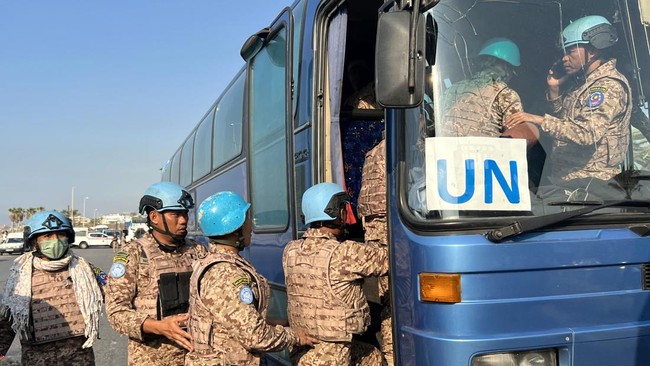 Pasukan PBB di Lebanon kembali jadi sasaran penembakan oleh pelaku non-negara, tak ada korban namun mobil patroli terkena peluru.