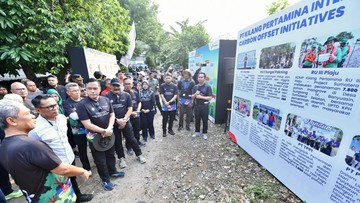 Pertamina Kolaborasi dengan KLH di Program Kali Bersih Sungai Ciliwung