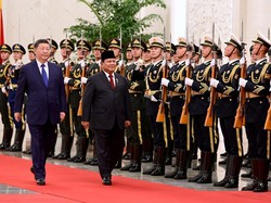Kunjungi Presiden Xi Jinping, Prabowo Disambut Upacara Kenegaraan