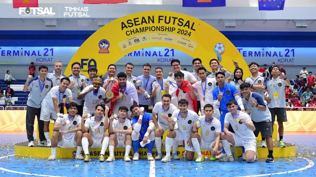 Pelatih Timnas Futsal Indonesia Hector Souto mengaku bangga dengan perjuangan para pemain Merah Putih hingga berhasil menjadi juara Piala AFF Futsal 2024.