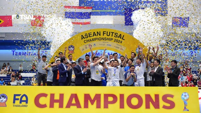 Timnas Futsal Indonesia berhasil juara Piala AFF Futsal 2024 dengan rekor sempurna.