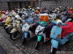 Uniknya Motor-motor Komunitas Kalcer Skuter, Nggak Cuma Vespa Matik!