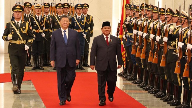 Presiden Prabowo Subianto melawat ke Beijing, China, untuk memenuhi undangan Presiden China Xi Jinping menghadiri parade militer China di Beijing, Rabu (3/9).