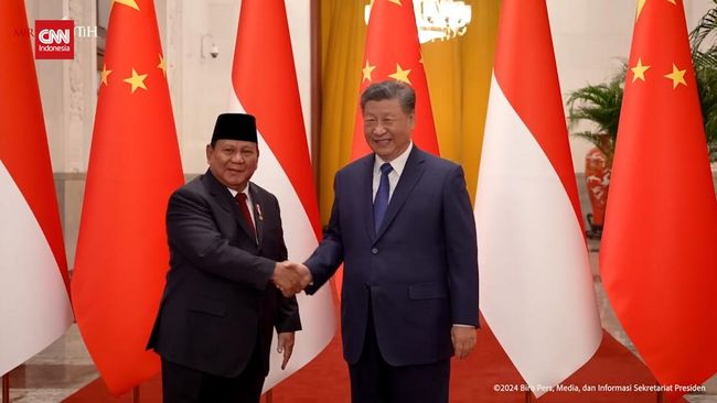 VIDEO: Di Hadapan Xi Jinping, Prabowo Sebut Borong Investasi Rp156 T