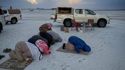 img-title Salju Tutupi Gurun Pasir di Arab Saudi, Tanda Kiamat Makin Jelas?