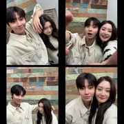Gemas! Simak Potret Kedekatan Hwang In Youp dan Jung Chae Yeon di Balik Layar Drakor Family by Choice