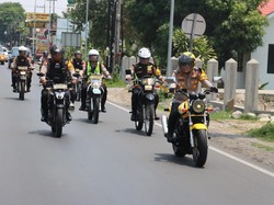 Kapolres Mojokerto Gelar Patroli Bermotor Sidak Gudang KPU