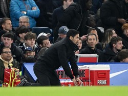 Momen Arteta Kesal Banget Usai Arsenal Buang Peluang di Menit Akhir
