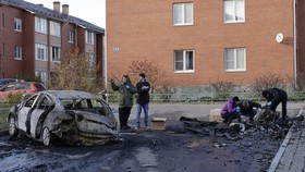 FOTO: Makin Sengit, Rusia-Ukraina Saling Tembakkan Drone