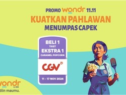 Momen 11.11, wondr by BNI Beri Promo Nonton-Kuliner buat Pahlawan Kehidupan