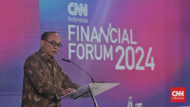 Menteri Koperasi Budi Arie Setiadi mengungkap tiga program dalam membangun koperasi di Indonesia di CNN Indonesia Financial Forum 2024.
