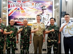 Kasum TNI Terima Courtesy Call Atase Pertahanan Australia