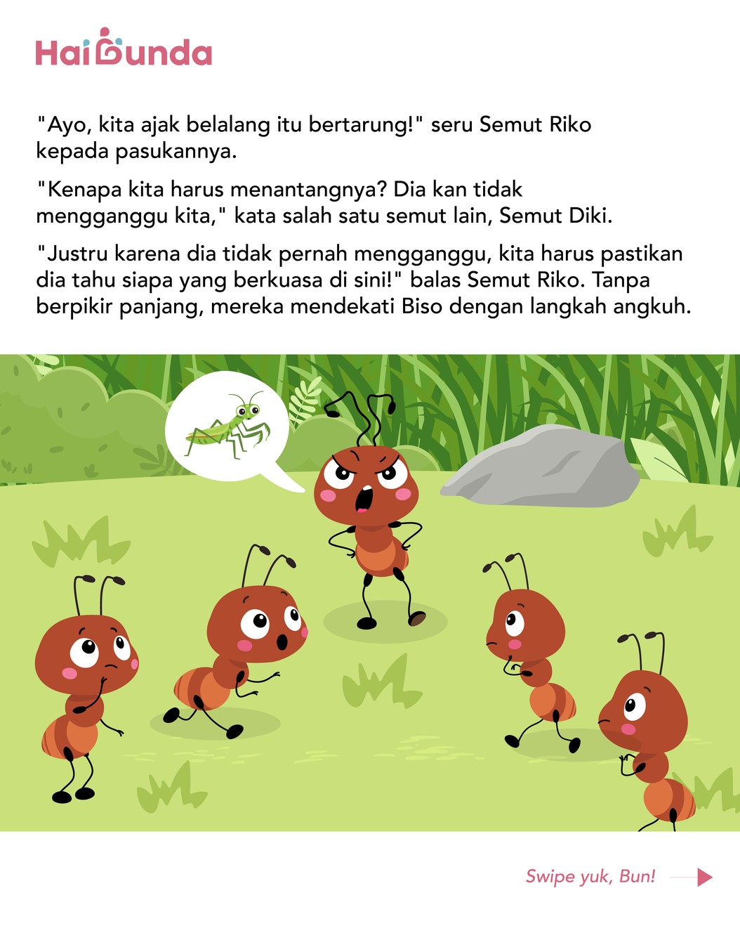 Komik Dongeng Semut