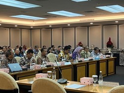 Rapat di DPR, Mensesneg Jelaskan Satker di Wantimpres-Dewan Ekonomi Nasional