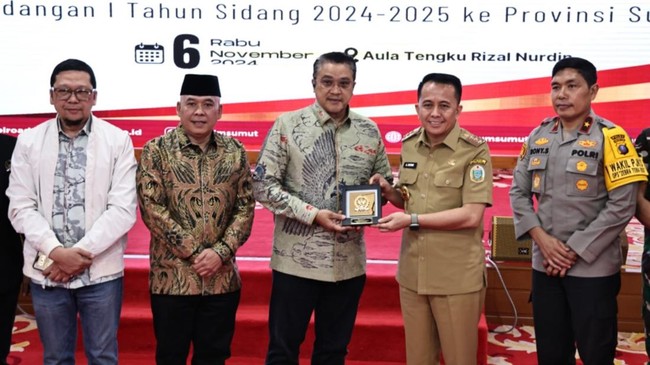 Anggota Komisi II DPR Heri Gunawan mengapresiasi kesiapan dan dukungan Pemprov Sumut dalam penyelenggaraan Pilkada serentak 2024.