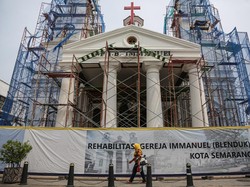 Revitalisasi Gereja Blenduk Semarang Ditarget Rampung Sebelum Natal