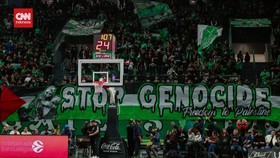 VIDEO: Bendera Palestina Dikibarkan Saat Tim Israel Main di EuroLeague